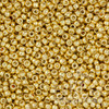 SIZE-15 #PF557 PERMAFINISH GALVANIZED STARLIGHT Toho Round Seed Beads