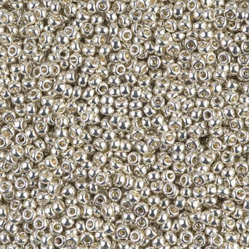 SIZE-11 #1051 SILVER GALVANIZED Miyuki Round Seed Beads