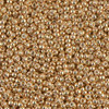 SIZE-11 #1052 GOLD GALVANIZED Miyuki Round Seed Beads