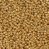 SIZE-11 #4202 DURACOAT GALVANIZED GOLD Miyuki Round Seed Beads