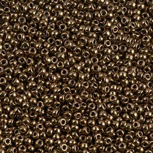 SIZE-11 #457 METALLIC DARK BRONZE Miyuki Round Seed Beads