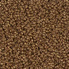 SIZE-11 #457L METALLIC LT. BRONZE Miyuki Round Seed Beads