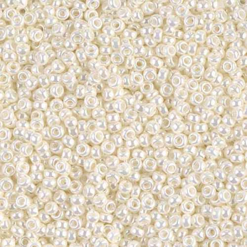 SIZE-11 #591 IVORY PEARL CEYLON Miyuki Round Seed Beads