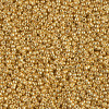 SIZE-15 #4202 DURACOAT GALVANIZED GOLD Miyuki Round Seed Beads