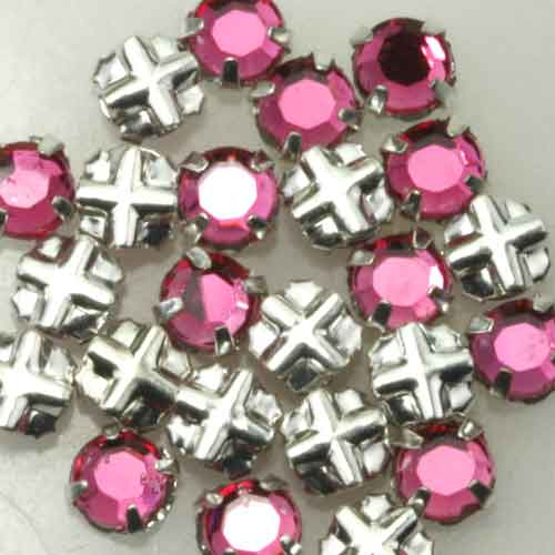 Extra Quality Rose Montees SS20 Preciosa Crystal FUCHSIA Bunch