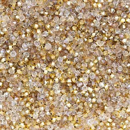 Preciosa Crystal Bicone Beads GOLD COAST Mix IV