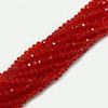 3x2mm SIAM Chinese Crystal Rondelle Beads