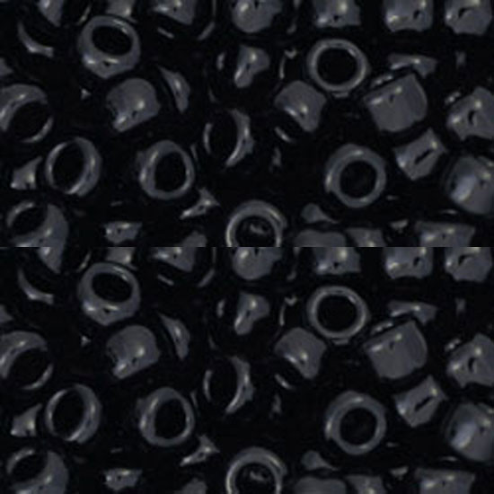 SIZE-8 #49 JET OPAQUE Toho BEADS