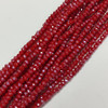 Chinese Crystal Rondelle Beads 3x2mm BURGUNDY IRIS