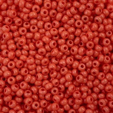 Preciosa Czech Seed Beads SIZE-11 TERRA INTENSIVE ORANGE