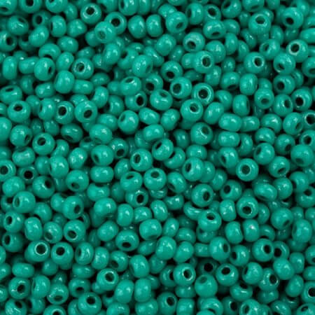 Preciosa Czech Seed Beads SIZE-11 TERRA INTENSIVE DARK GREEN