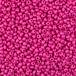 Preciosa Czech Seed Beads 11/0 TERRA INTENSIVE PINK MATTE (23g Tube)