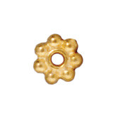 TierraCast HEISHI-Daisy Spacer 4mm-Gold Plated