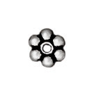 TierraCast HEISHI-Daisy Spacer 3mm-Antiqued Pewter Plated