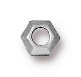 TierraCast HEISHI-Daisy Spacer 5mm-Antiqued Silver Plated