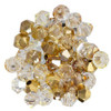 Preciosa Crystal Bicones 4mm GOLD COAST MIX  III