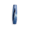 Carved Hair Pipe Bone Beads 25mm BLUE