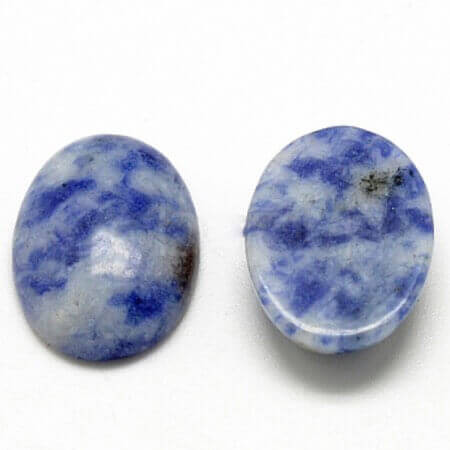 Oval Cabochon 18x13mm Natural BLUE JASPER