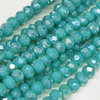 Chinese Crystal Rondelle Beads 3x2mm DK. BLUE OPAL AB