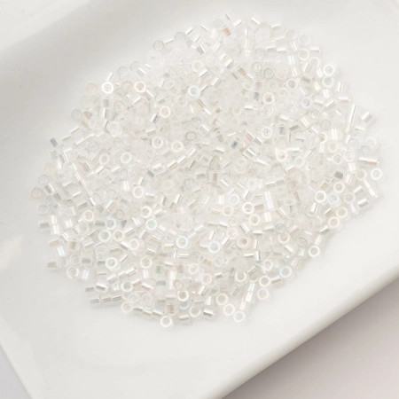 CRYSTAL AB Cylin Seed Beads 11/0