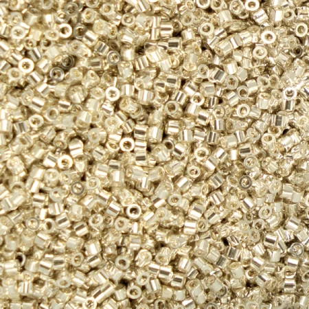 Cylin Seed Beads 11/0 ELECTRO SILVER