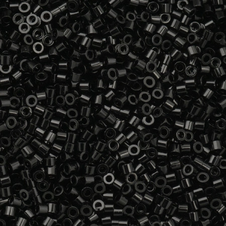 Cylin Seed Beads 11/0 OPAQUE BLACK