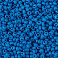 Czech Seed Bead 11/0 apx23g Terra Intensive Blue Matte