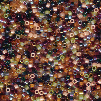 Miyuki DELICA 11/0 Seed Beads EARTH TONE MIX