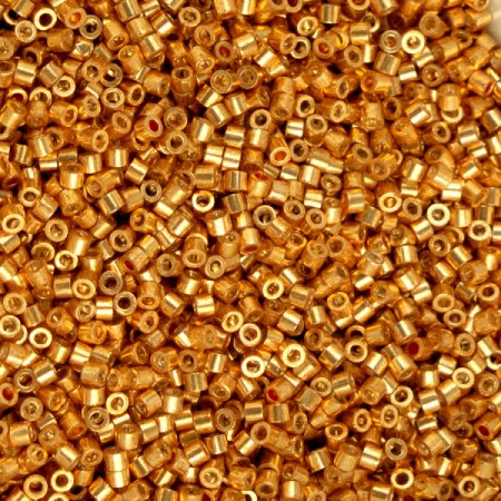 Cylin Seed Beads 11/0 ELECTRO GOLD COAT