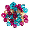 ELITE Eureka Crystal Bicone Beads 4mm SUNSET GEMS MIX 5328