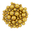 ELITE Eureka Crystal Assorted Size Round Pearls ROYAL GOLD MIX
