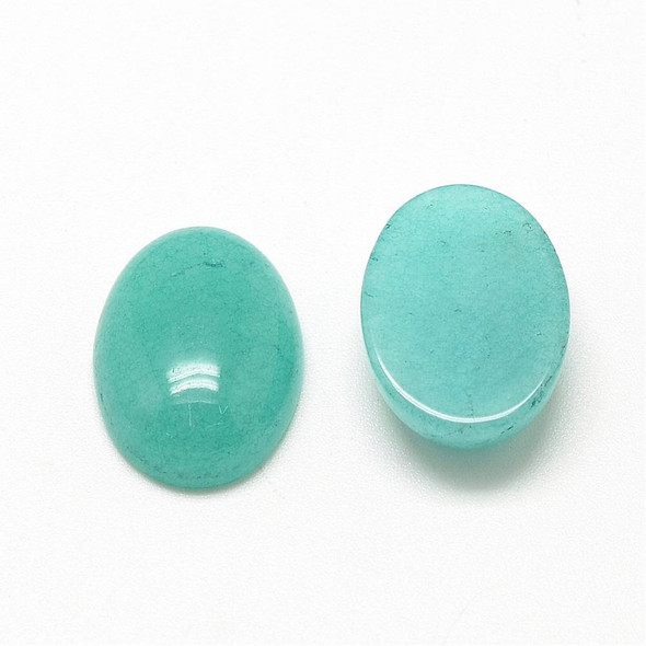 WHITE JADE TURQUOISE Gemstone Oval Cabochon 18x13mm Natural