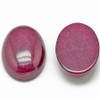 Gemstone Oval Cabochon 18x13mm VIOLET RED