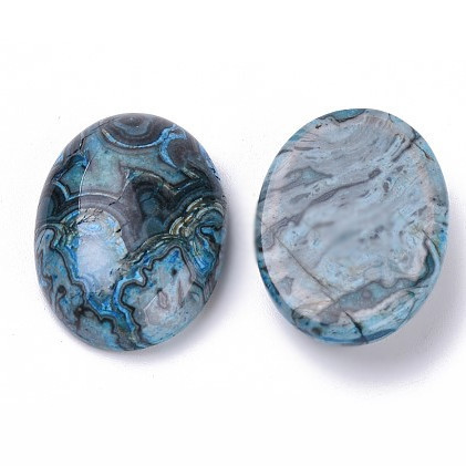 Gemstone Oval Cabochon 25x18x7mm Natural RIPPLE JASPER