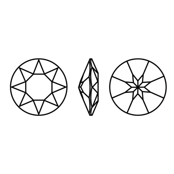 Krakovski Crystal Chaton 8mm 1201