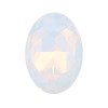 Krakovski Crystal Oval Stone 13x18mm WHITE OPAL