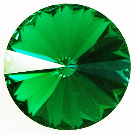 Krakovski Crystal Rivoli 12mm FERN GREEN
