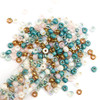 The Seabreeze Sand Mix of 8/0 Japanese Seed Beads. Eureka Exclusive Mix!