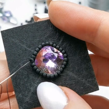 SIZE-11 #49F OPAQUE FROSTED JET Toho Round Seed Beads Bead Emroidery