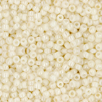 SIZE-11 #122 WHITE NAVAJO OPAQUE LUSTER Toho BEADS