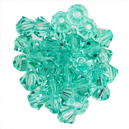 Preciosa Crystal Bicone Beads 4mm CARIBBEAN SEA