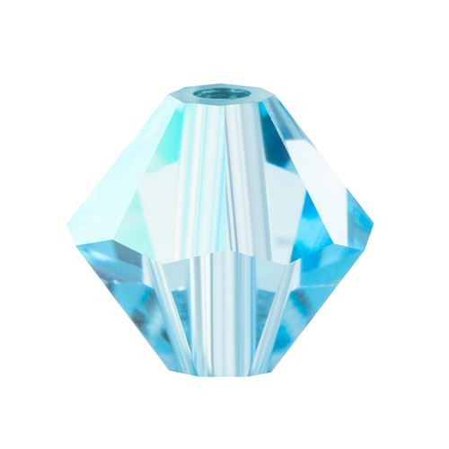 Preciosa Crystal Bicone Beads 3mm AQUAMARINE AB 1