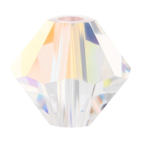 Preciosa Crystal Bicone Beads 3mm CRYSTAL AB 1