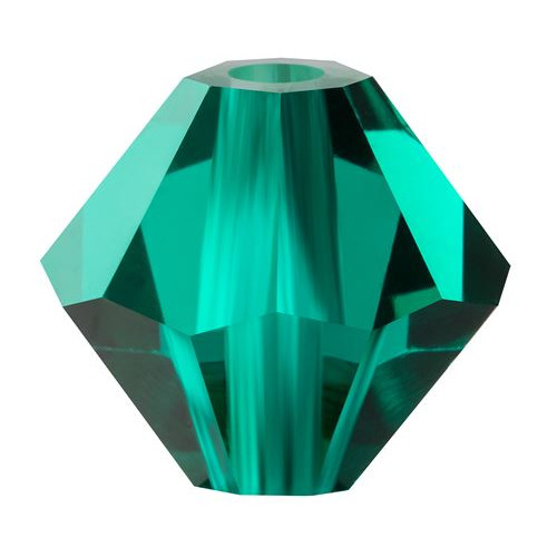 Preciosa Crystal Bicone Beads 3mm EMERALD 1