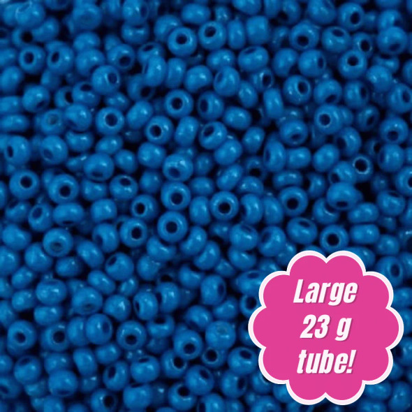 Preciosa Ornela Czech Seed Beads SIZE-11 TERRA INTENSIVE BLUE
