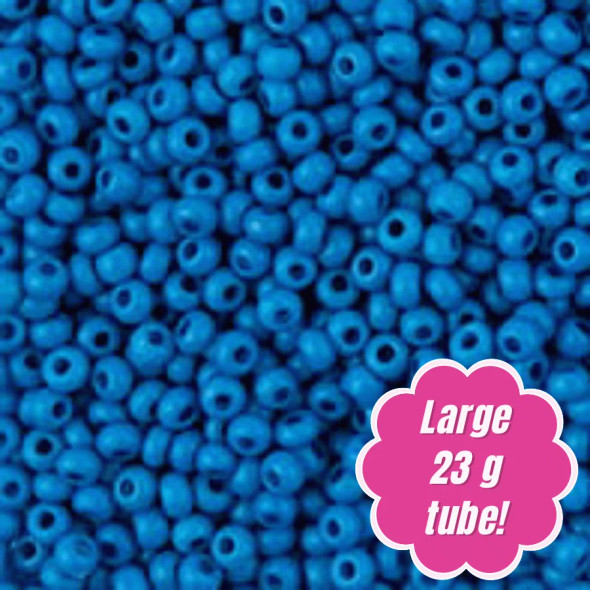 Preciosa Ornela Czech Seed Bead 11/0 apx23g Terra Intensive Blue Matte