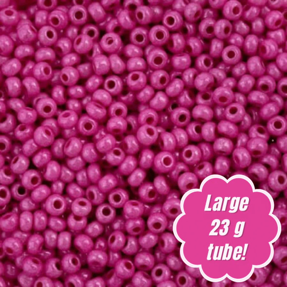 Preciosa Ornela Czech Seed Beads SIZE-11 TERRA INTENSIVE PINK