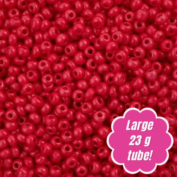 Preciosa Ornela Czech Seed Beads SIZE-11 TERRA INTENSIVE RED