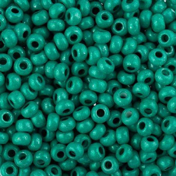 Preciosa TERRA INTENSIVE DARK GREEN Czech Seed Beads