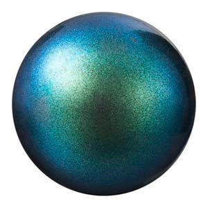 Preciosa Maxima Nacre Pearl 10mm PEARLESCENT PEACOCK GREEN
